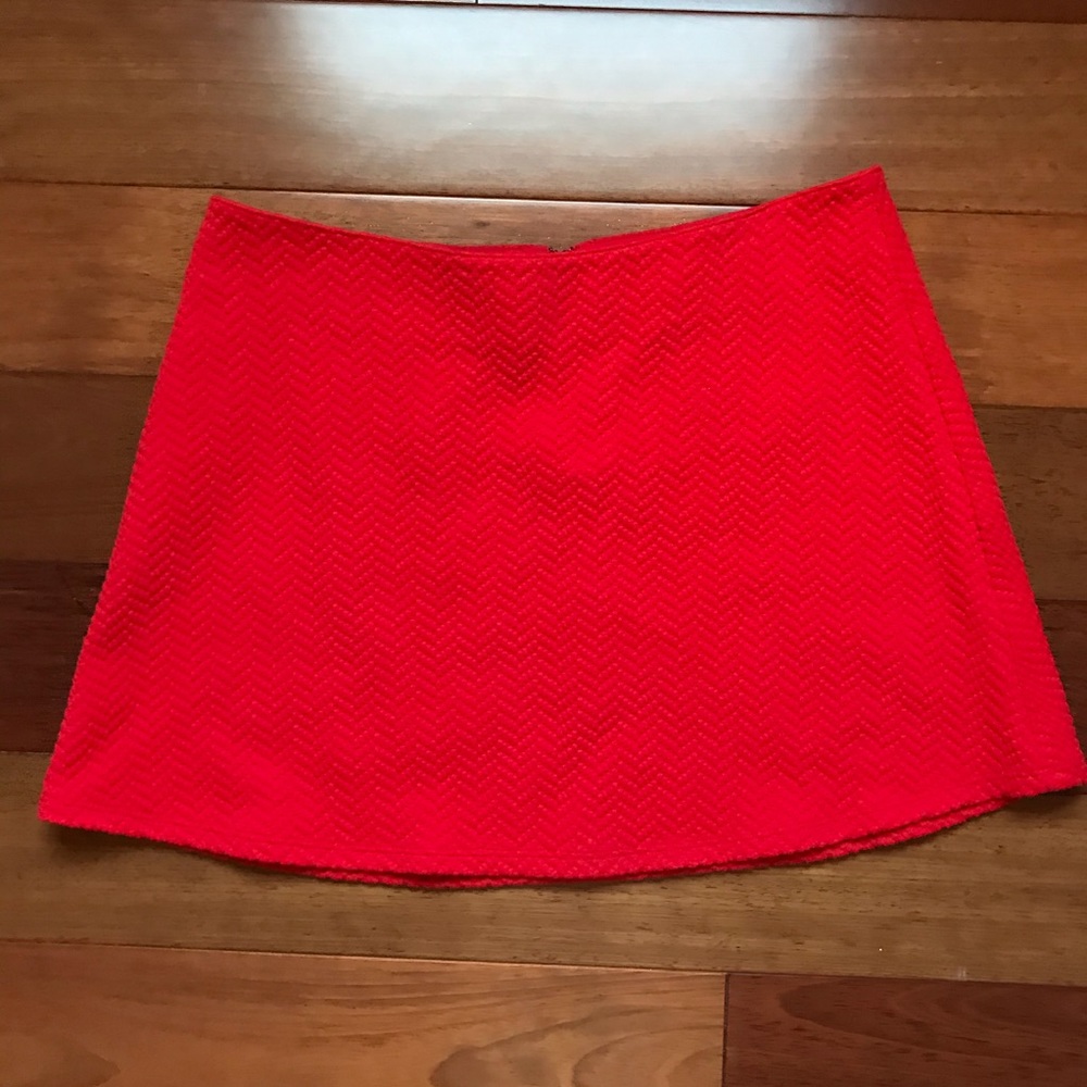 Red Mini Skirt